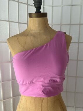Lululemon Align Asymmetrical One Shoulder Bra Pink Size 12 A/B NWT